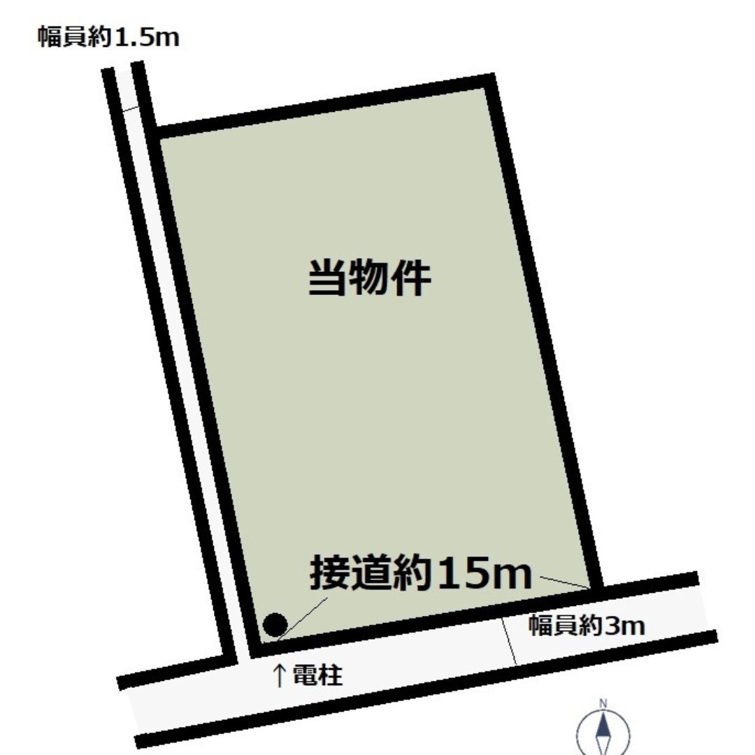 三瀬谷駅徒歩１６分の売り土地。マックスバリュや学校も徒歩圏内です！！