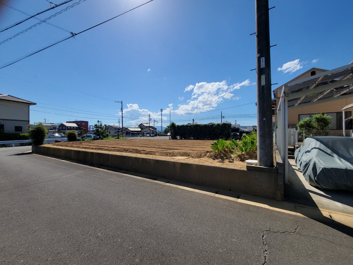 嬉野黒田町　売り土地　二方道路でアクセスしやすいです♪