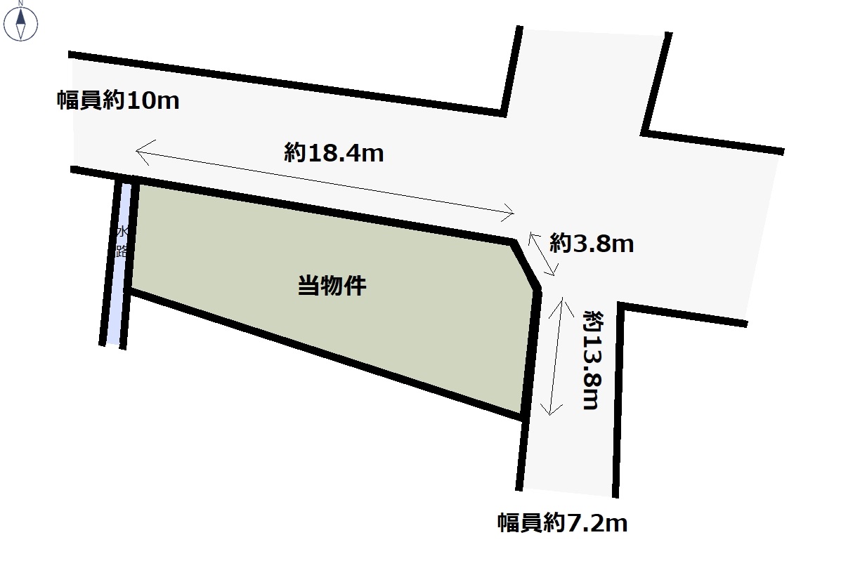 上川町　売り土地　62.92坪