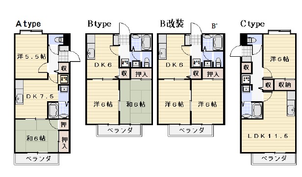 【収益物件】松阪市櫛田町　フルールⅠⅡ