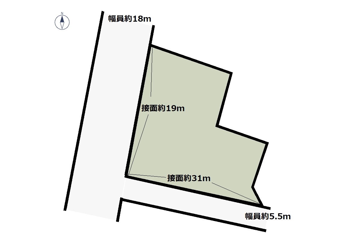 松阪駅徒歩8分の商業地。新町通に面したビル用地に最適な土地
