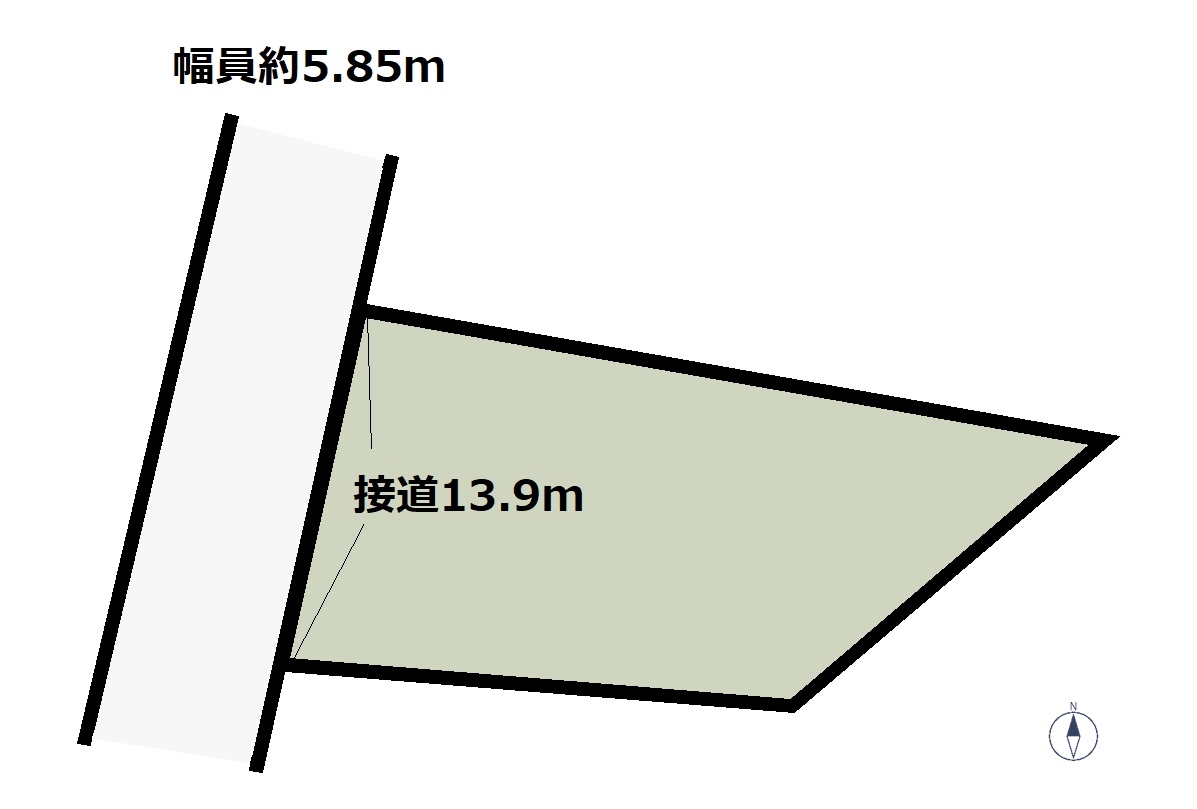 松阪市 町平尾町 湊小徒歩20分の 住宅用地