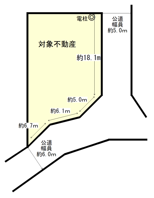 嬉野黒田町　売り土地　二方道路でアクセスしやすいです♪